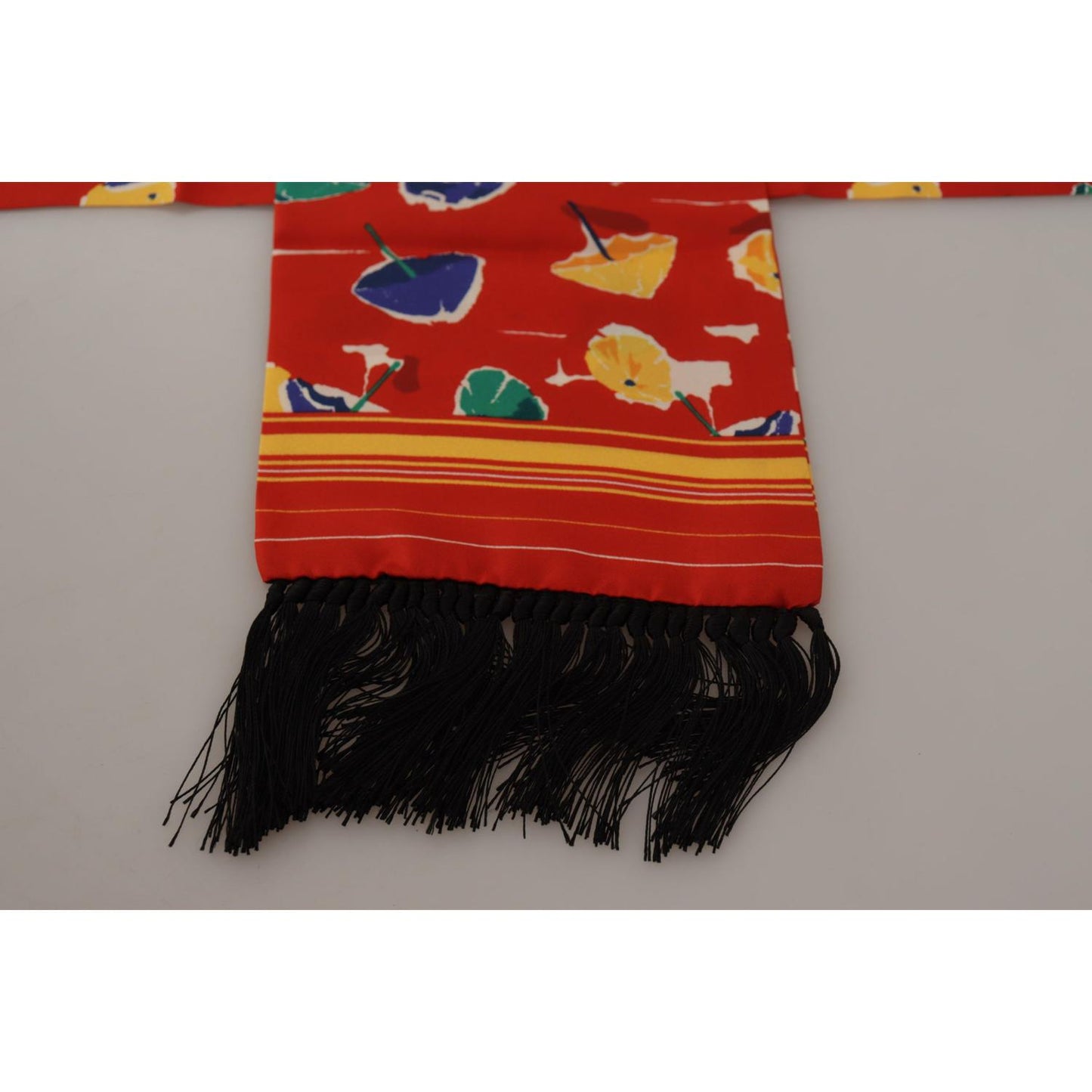 Dolce & Gabbana Elegant Multicolor Silk Men's Scarf Dolce & Gabbana Rosy Brown