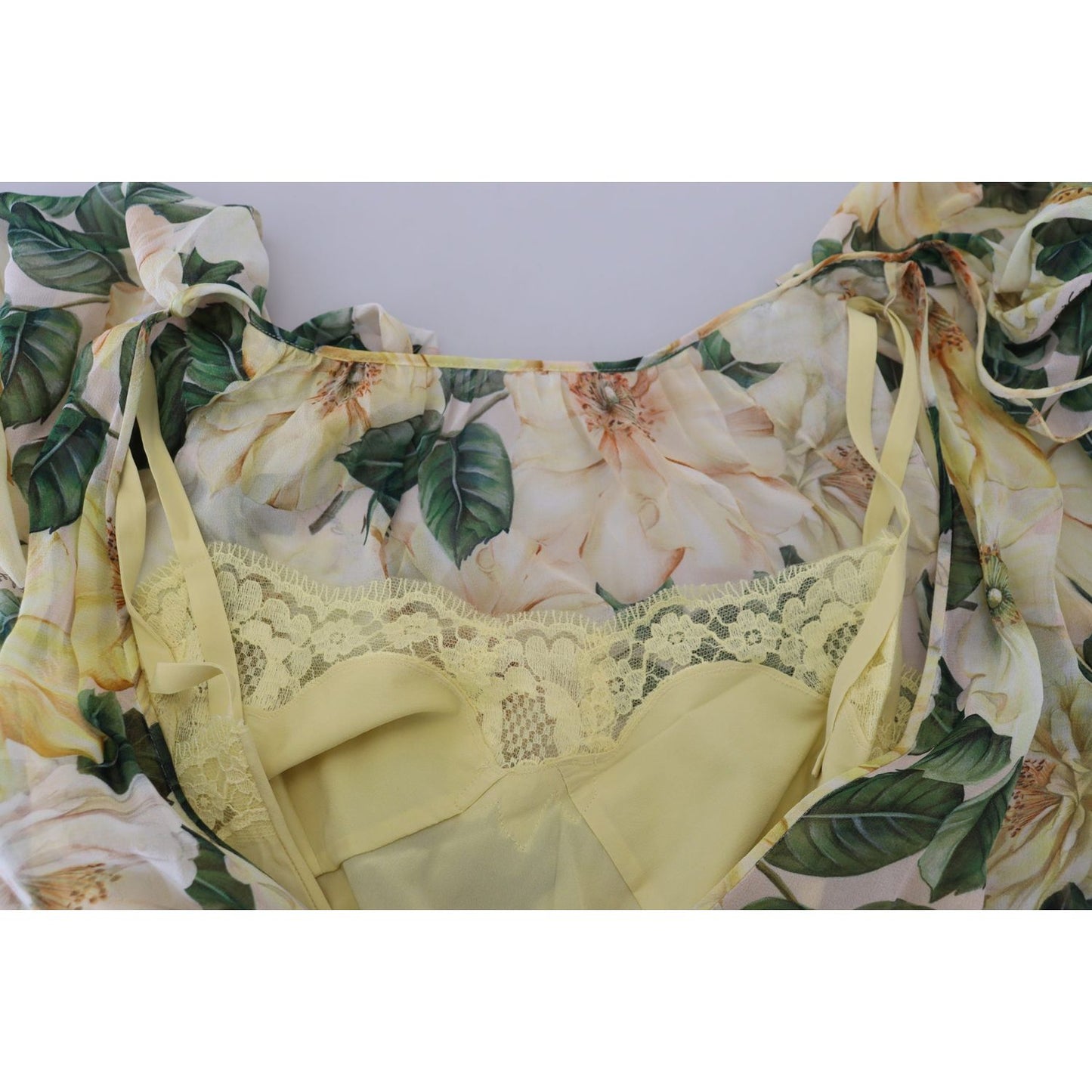 Dolce & Gabbana Floral Silk Pleated Maxi Dress Dolce & Gabbana Rosy Brown
