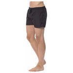 Roberto Cavalli Sport Black Polyester Men's Swim Trunk RO-13754-IT50 | L