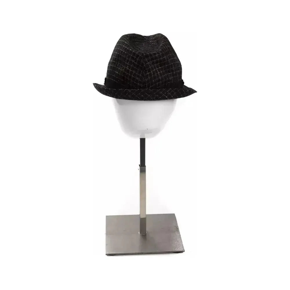 BYBLOS Black Virgin Wool Women Hat BYBLOS