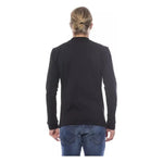 Verri Black Cotton Men's Sweater Verri Dark Slate Gray