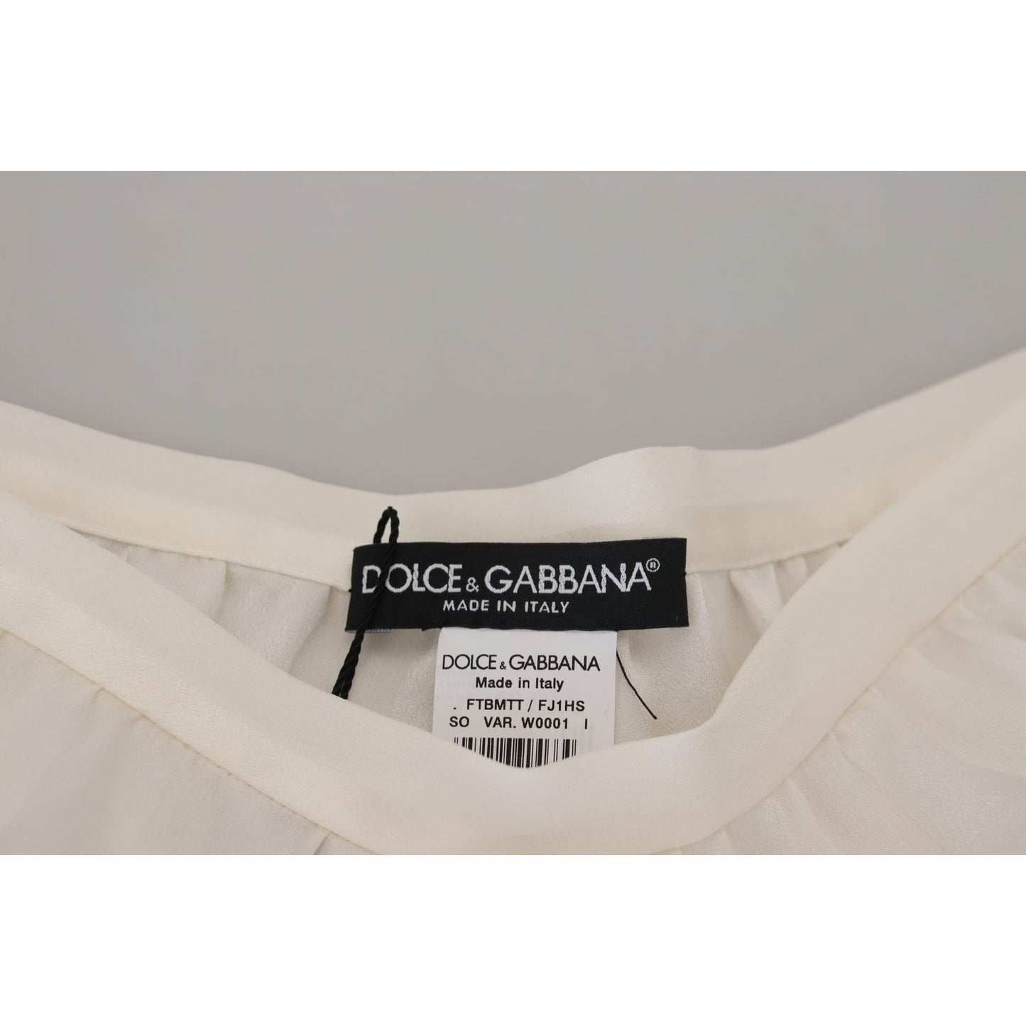 Dolce & Gabbana Elegant White Lace Lingerie Shorts Dolce & Gabbana Gray