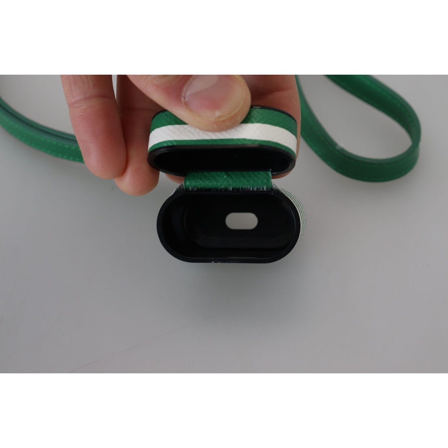 Dolce & Gabbana Elegant Leather Airpods Case - Lush Green Dolce & Gabbana Light Slate Gray