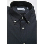Robert Friedman Black Cotton Men's Shirt RO-20458-M