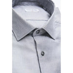 Robert Friedman Beige Cotton Men Shirt RO-20381-M