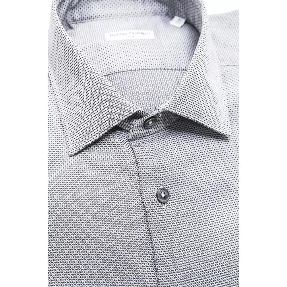 Robert Friedman Beige Cotton Men Shirt RO-20394-M