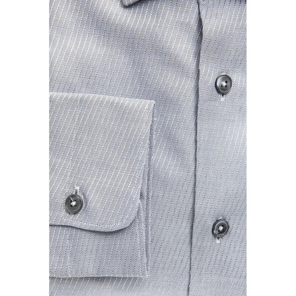 Robert Friedman Beige Cotton Men Shirt RO-20381-M
