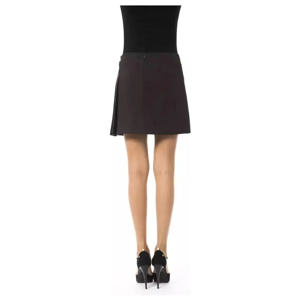 BYBLOS Brown Polyester Women Skirt WOMAN SKIRTS BYBLOS Dark Slate Gray