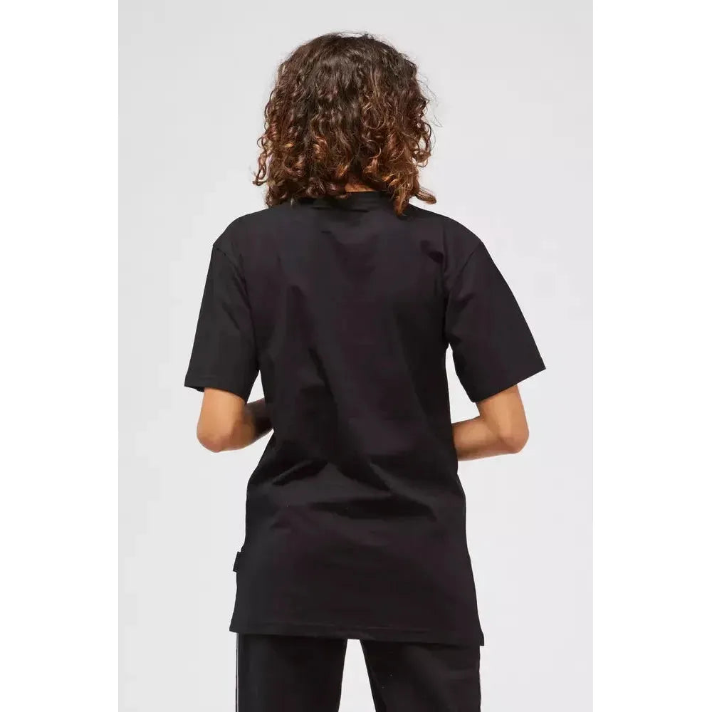 Custo Barcelona Black Cotton Women T-Shirt CU-22182-S