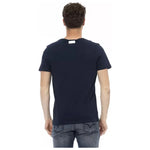 Bikkembergs Army Cotton Men T-Shirt Bikkembergs Dark Slate Gray