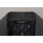 Dolce & Gabbana Elegant Light Gray Sicilia Blazer Jacket Dolce & Gabbana Dark Slate Gray
