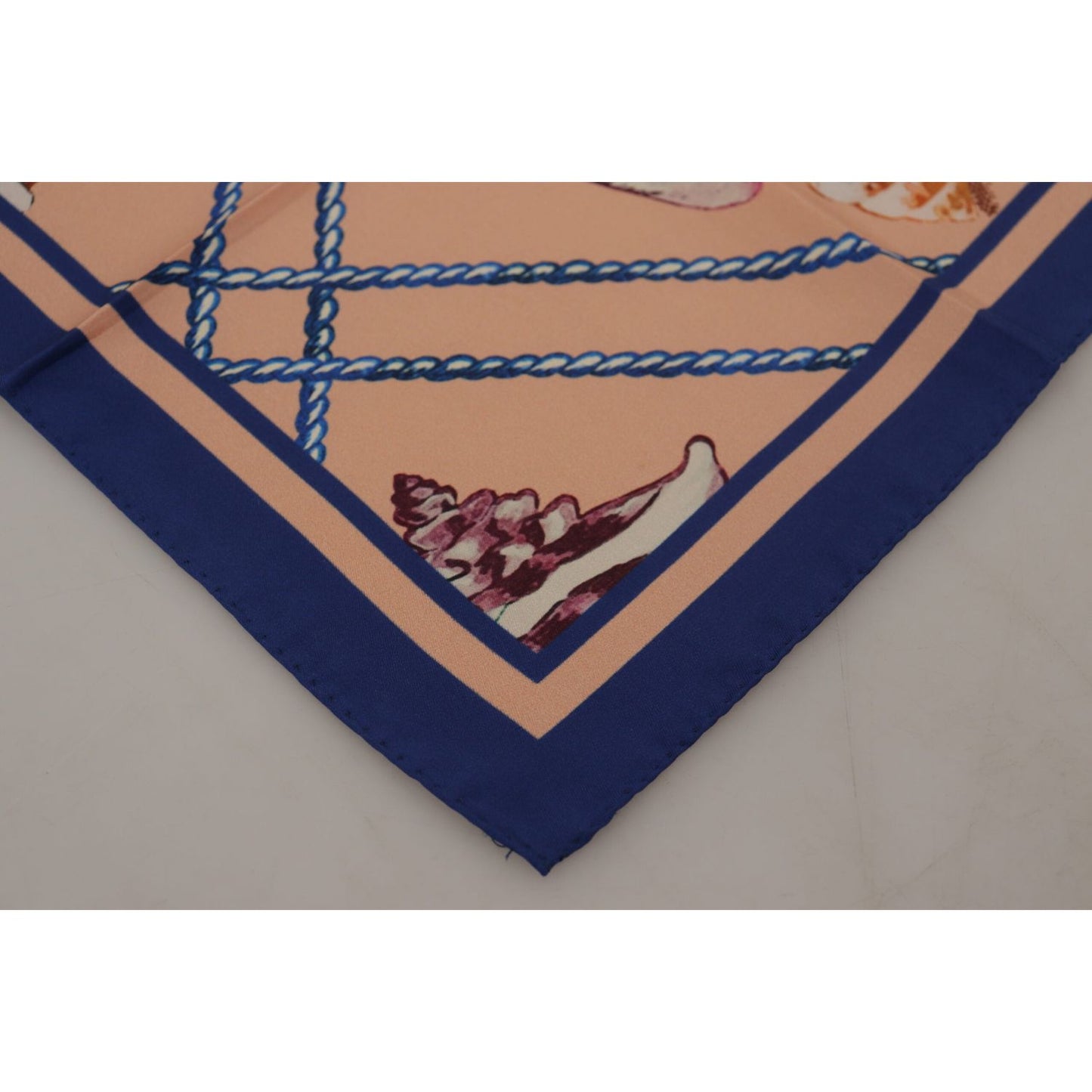 Dolce & Gabbana Elegant Multicolor Silk Men's Scarf Dolce & Gabbana Rosy Brown