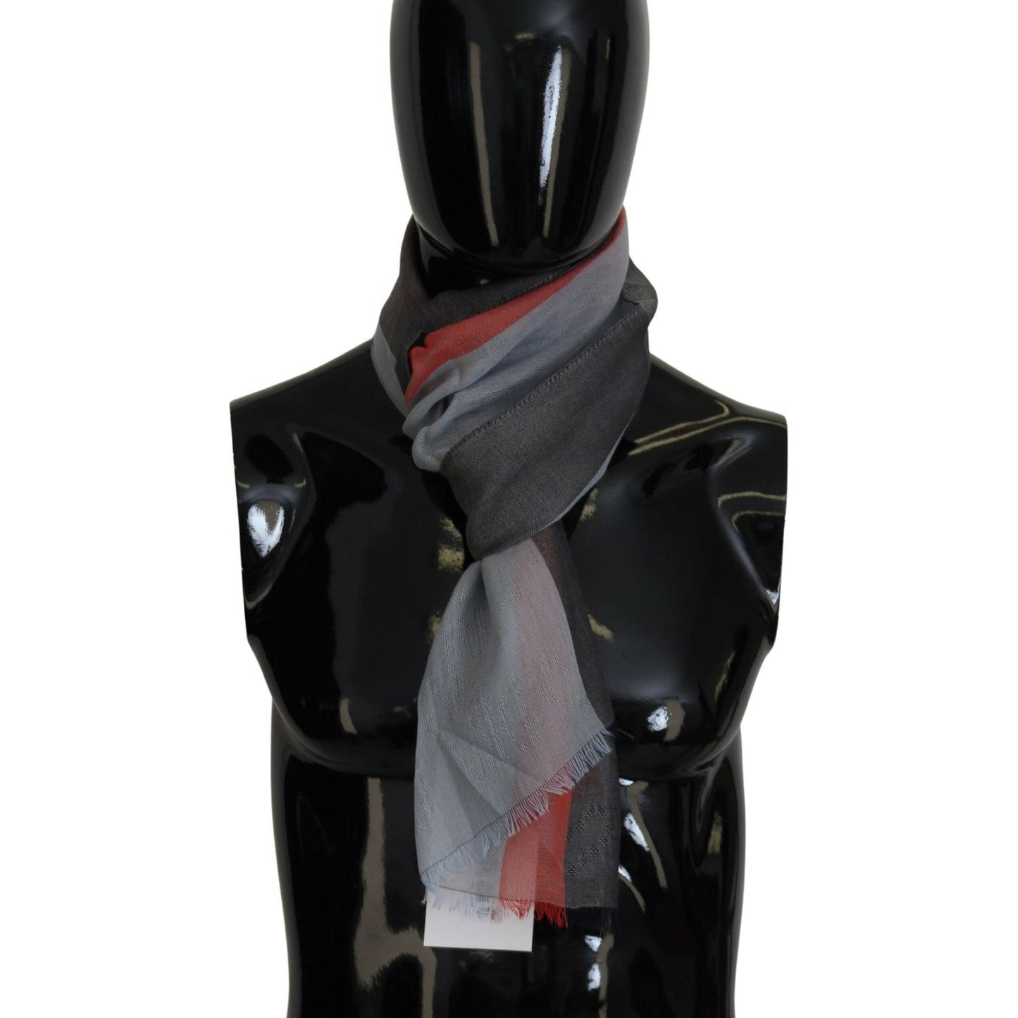 Costume National Multicolor Cotton Men's Luxury Scarf Costume National Black