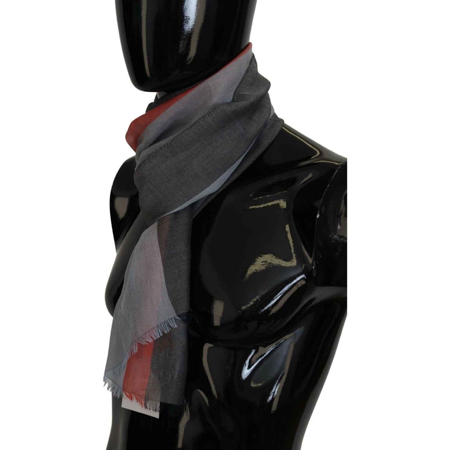 Costume National Multicolor Cotton Men's Luxury Scarf Costume National Black