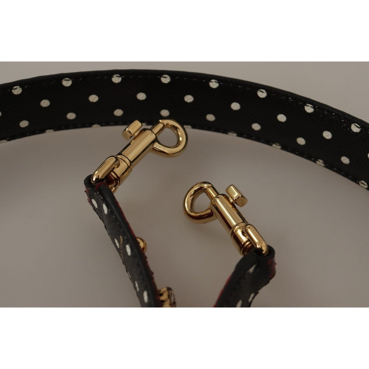 Dolce & Gabbana Red Python Leather Shoulder Bag Strap Dolce & Gabbana Dim Gray