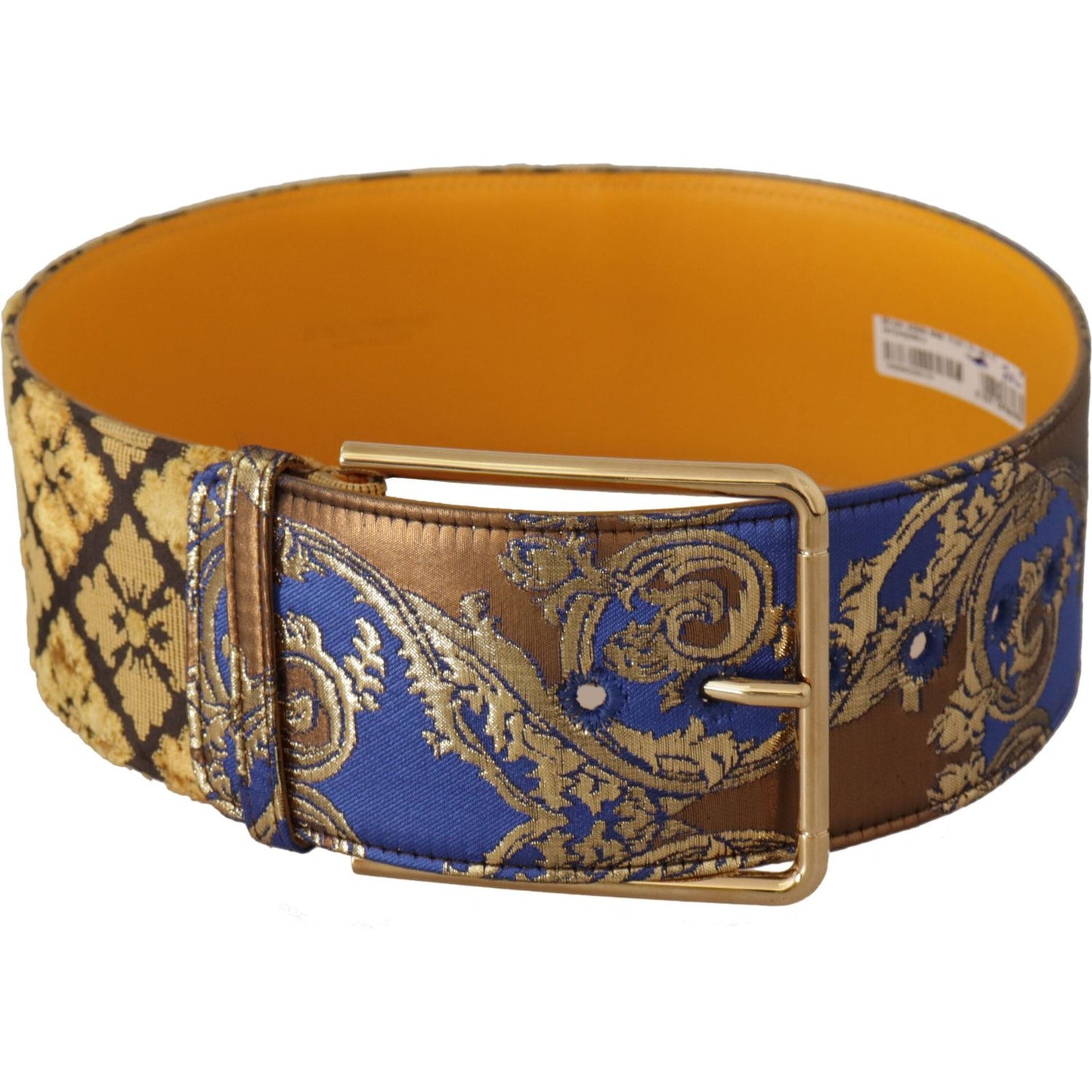 Dolce & Gabbana Elegant Blue Leather Belt with Metal Buckle Dolce & Gabbana Sienna