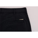 GF Ferre Sleek Blue Cotton Stretch Pants for Men GF Ferre Black
