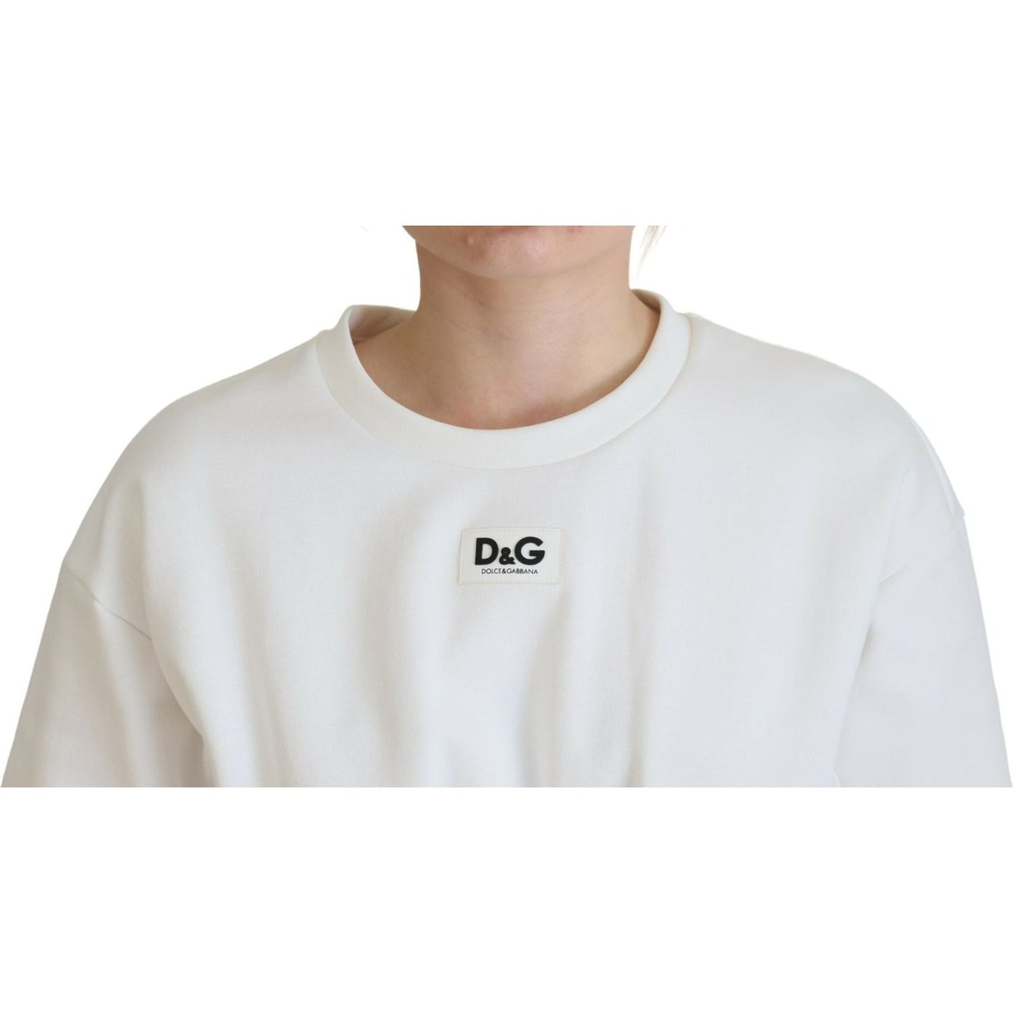 Dolce & Gabbana Elegant Corset Top T-Shirt Blouse Dolce & Gabbana Light Gray