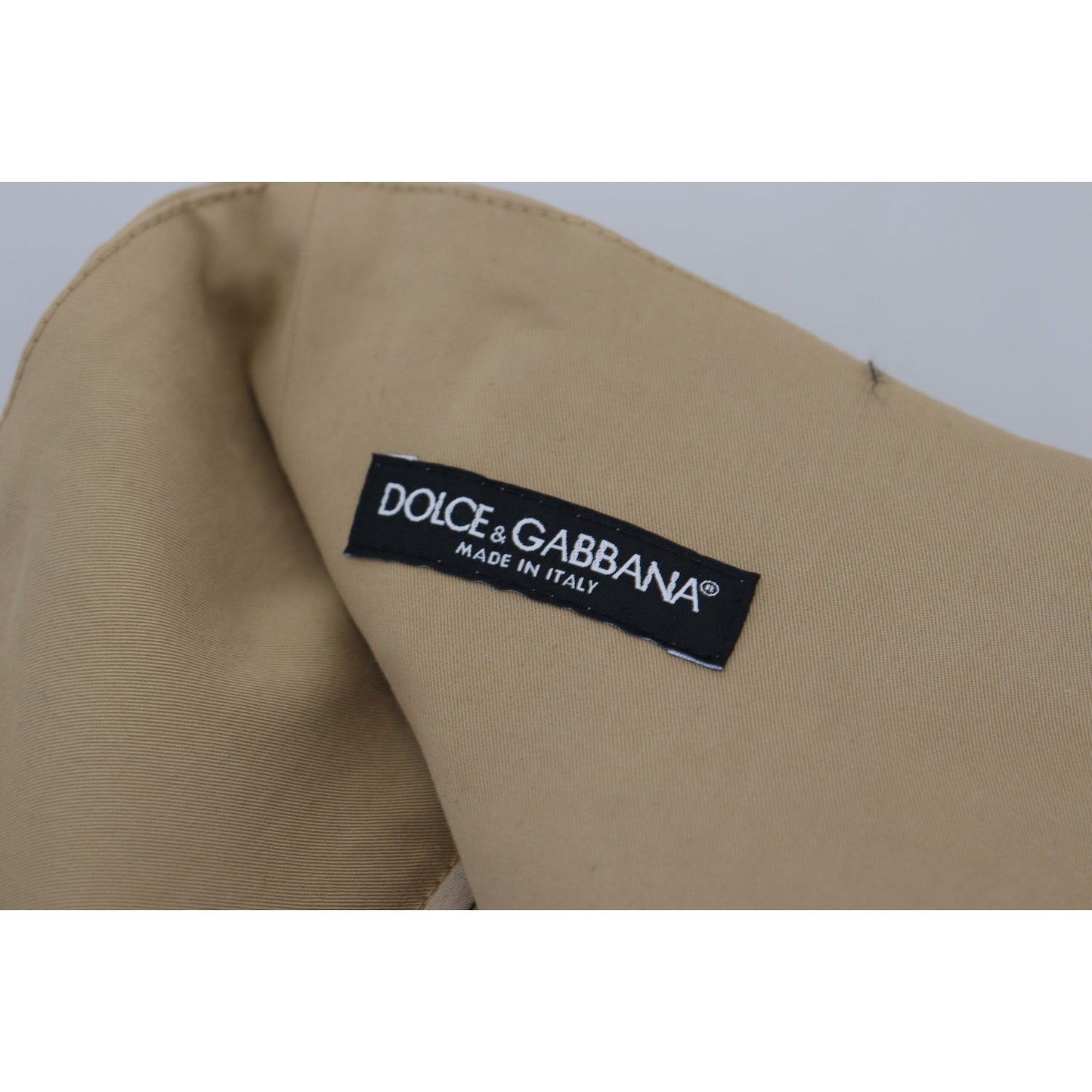 Dolce & Gabbana Elegant High Waist Tapered Trousers Dolce & Gabbana Dim Gray