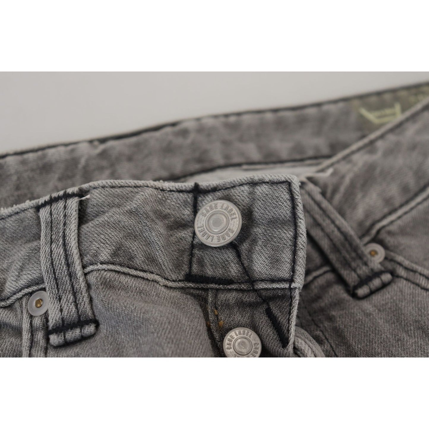 Care Label Chic Low Waist Skinny Gray Jeans Care Label Dim Gray