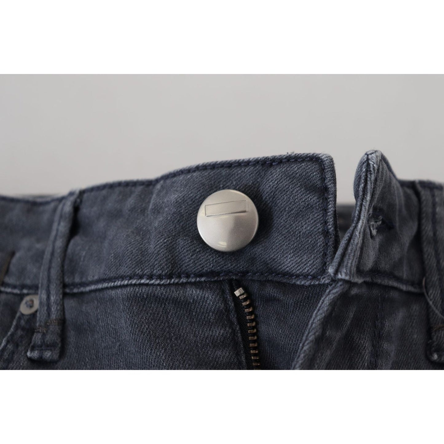Acht Chic Gray Low Waist Skinny Jeans Acht Gray