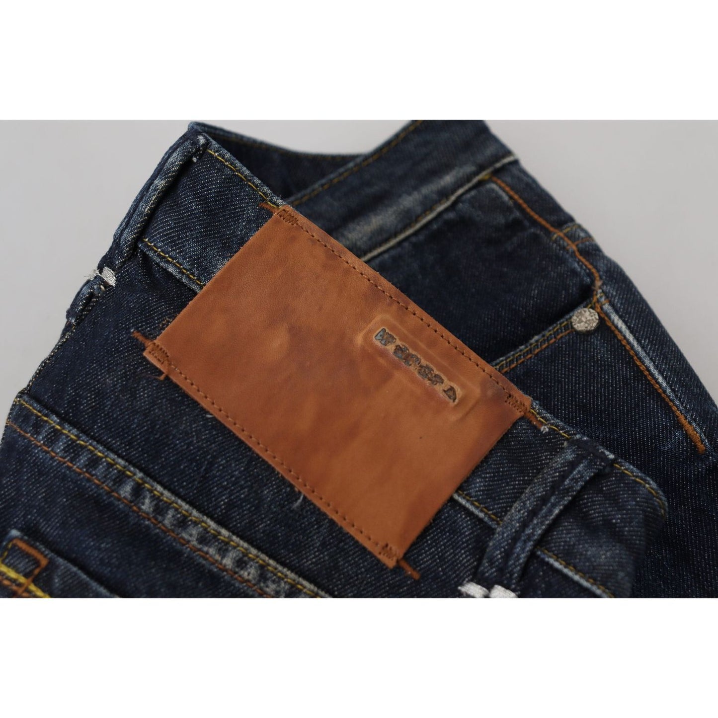 Acht Blue Cotton Slim Fit Women Casual Denim Jeans