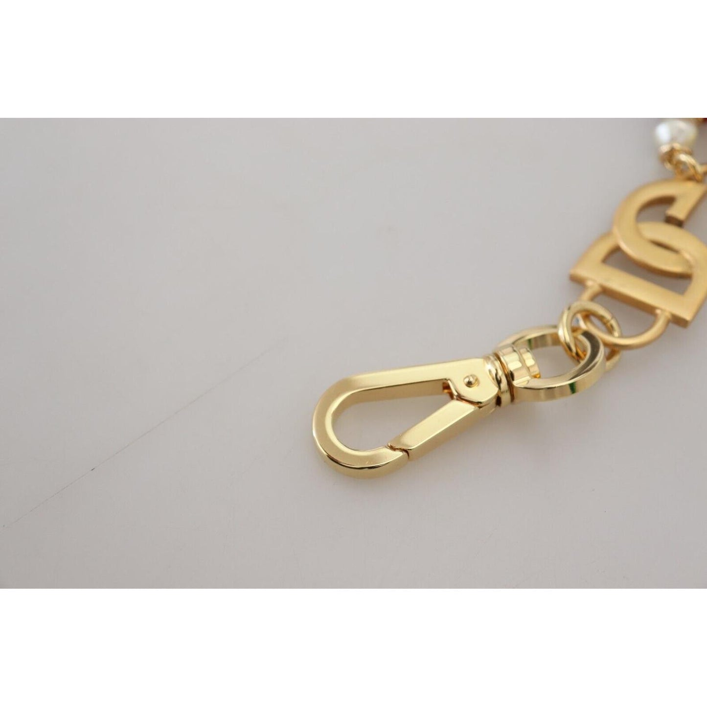 Dolce & Gabbana Elegant Gold Tone Chain Belt Dolce & Gabbana Gray