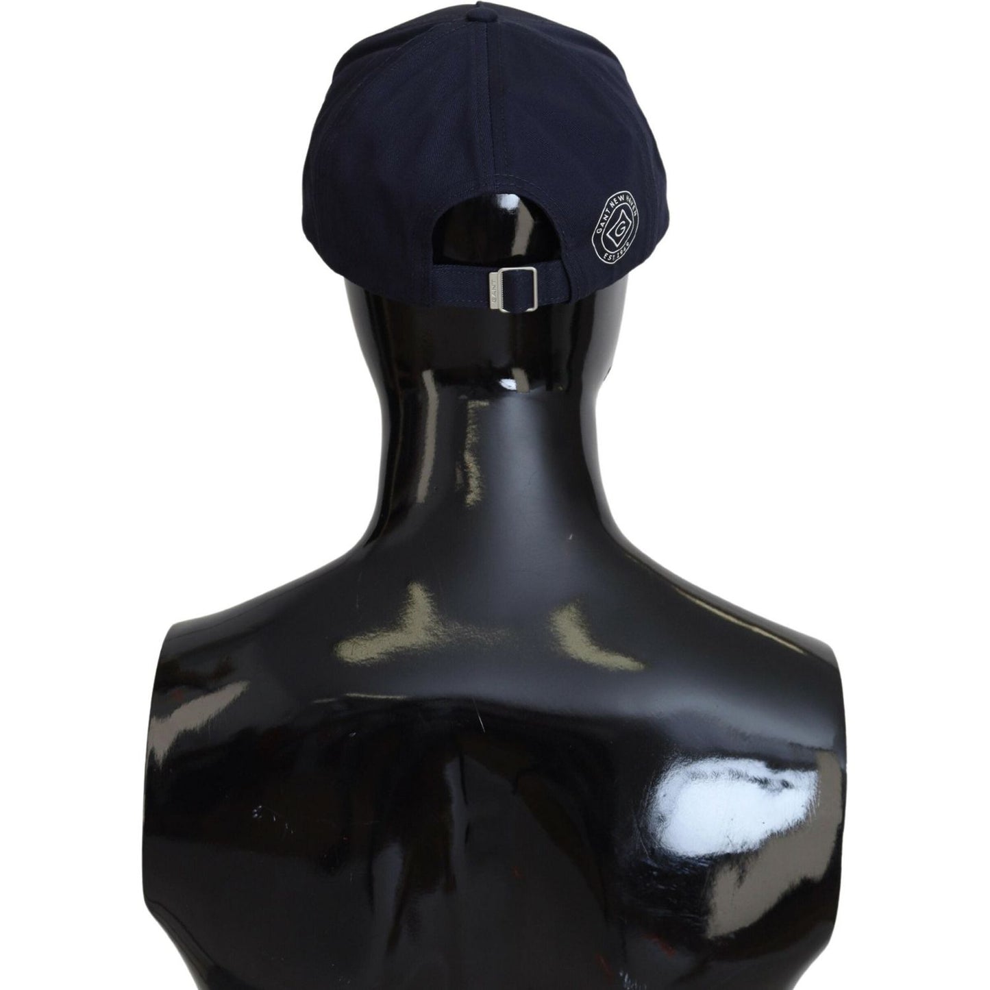 Gant Elegant Blue Cotton Baseball Hat Gant Black