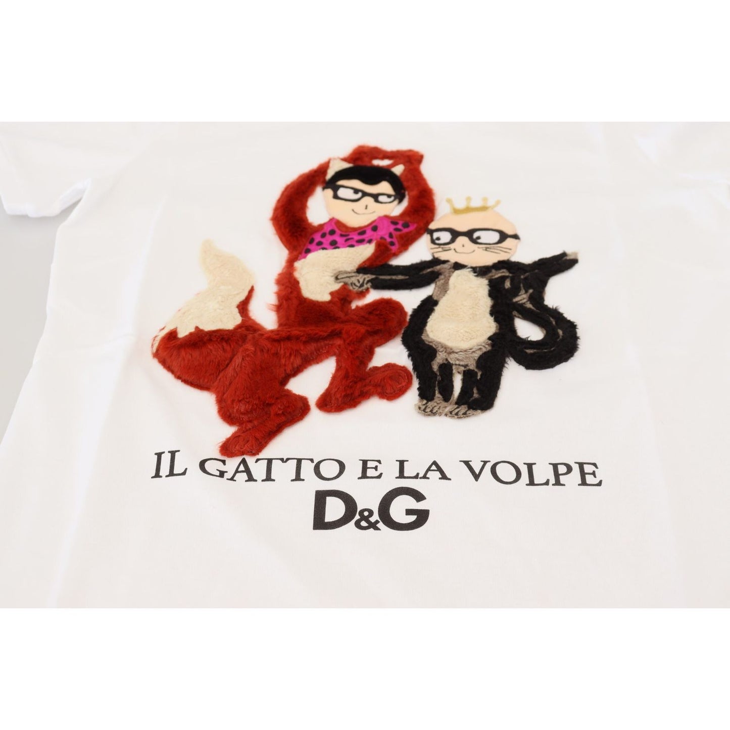 Dolce & Gabbana Iconic Prints Designer Cotton Tee Dolce & Gabbana Beige