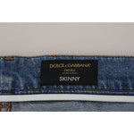 Dolce & Gabbana Exquisite Italian Skinny Denim Jeans Dolce & Gabbana Gray