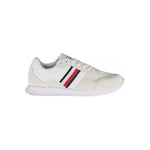 Tommy Hilfiger Eco-Conscious White Sneakers With Logo Accent Tommy Hilfiger Light Gray
