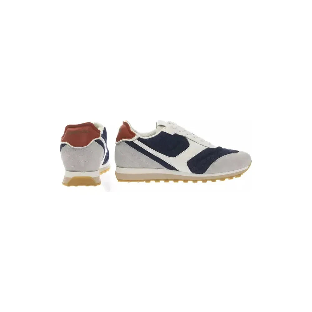 Pantofola D'Oro Multicolored Lace-Up Sneaker with Rubber Sole Pantofola D'Oro Gray