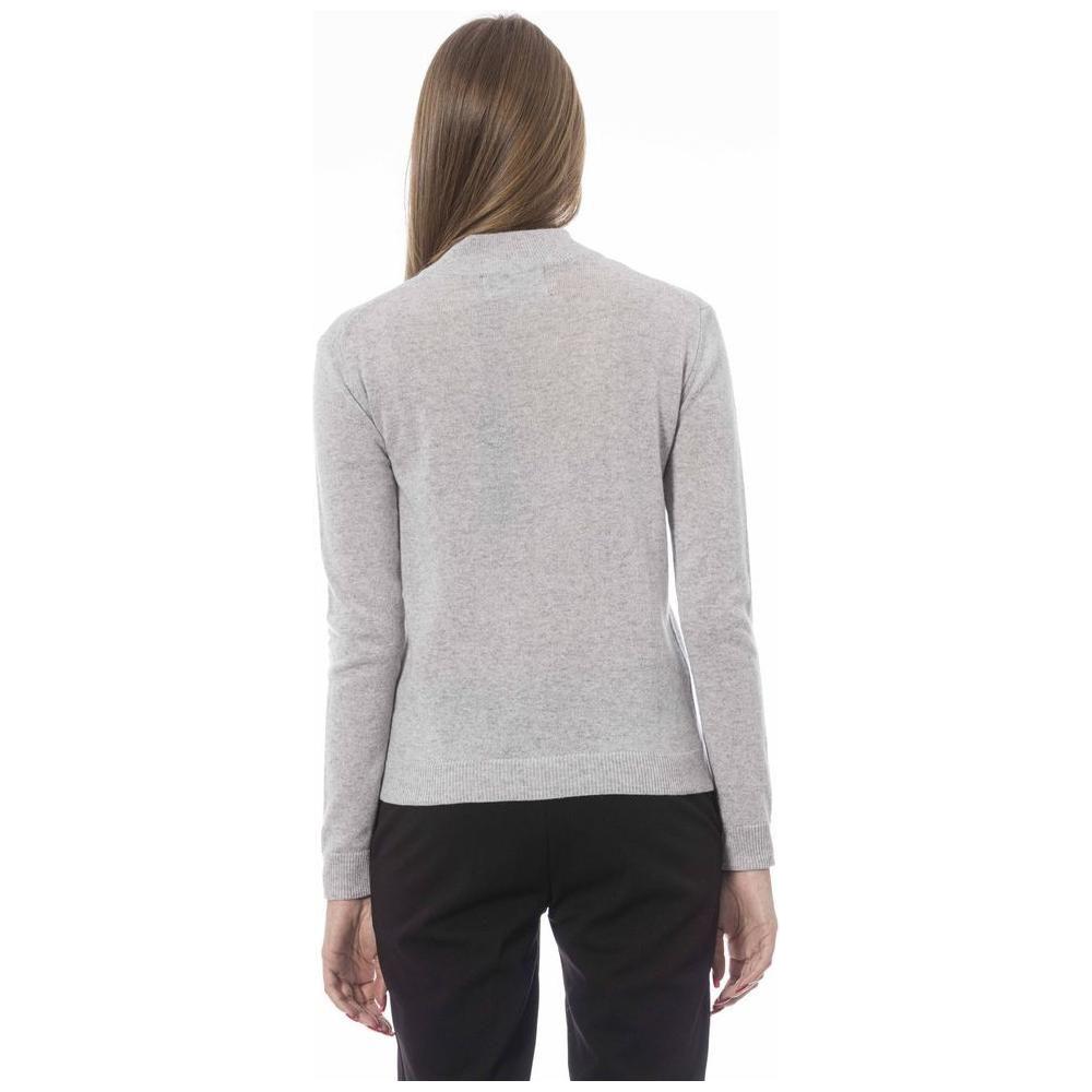 Baldinini Trend Gray Cashmere Women Sweater Baldinini Trend Gray