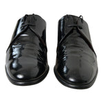 Dolce & Gabbana Elegant Black Patent Leather Formal Men's Shoes Dolce & Gabbana Dark Slate Gray