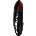 Dolce & Gabbana Elegant Black Patent Leather Formal Men's Shoes Dolce & Gabbana Black