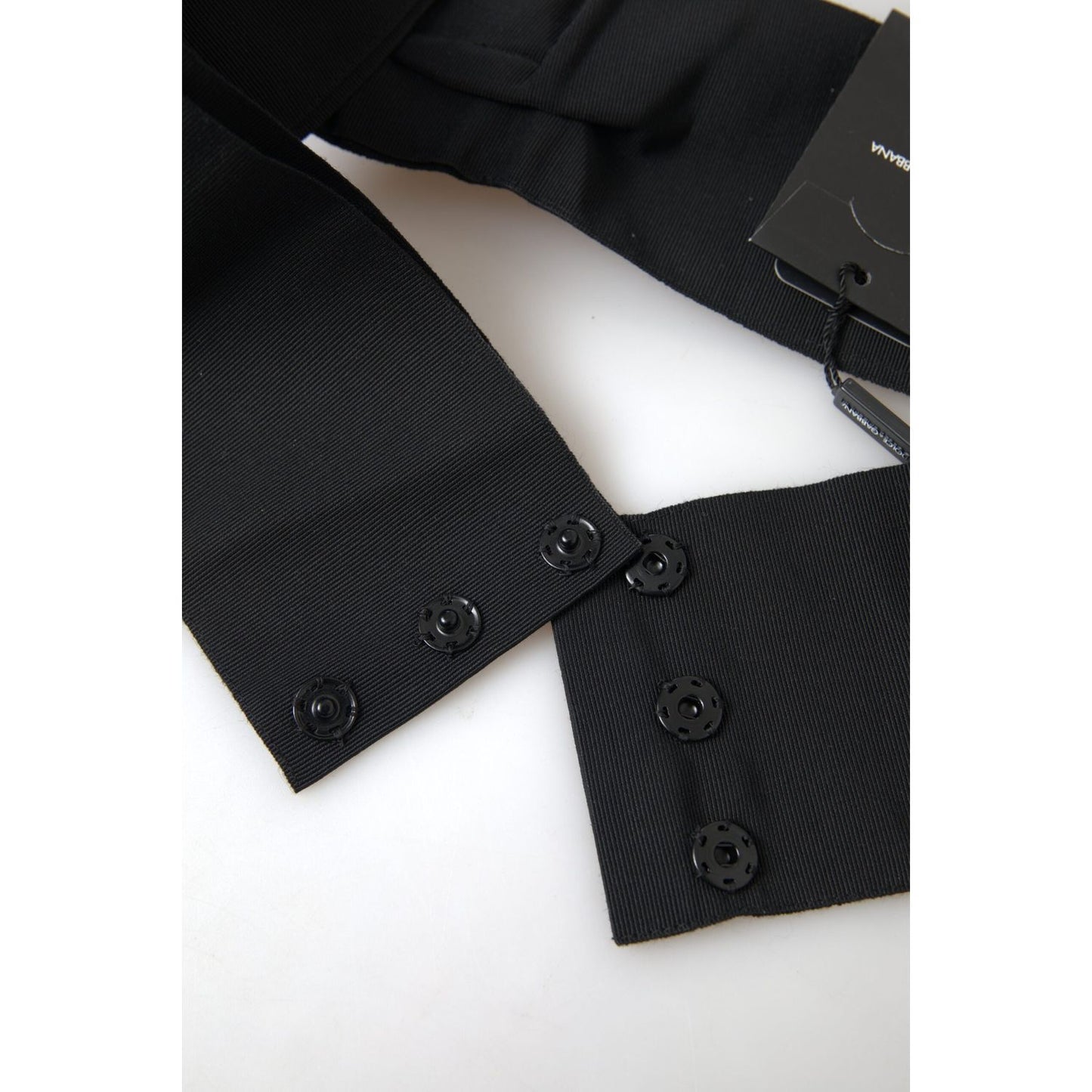 Dolce & Gabbana Exquisite Embellished Black Belt Dolce & Gabbana Black