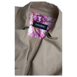 Dolce & Gabbana Elegant Double Breasted Trench Coat Dolce & Gabbana Slate Gray