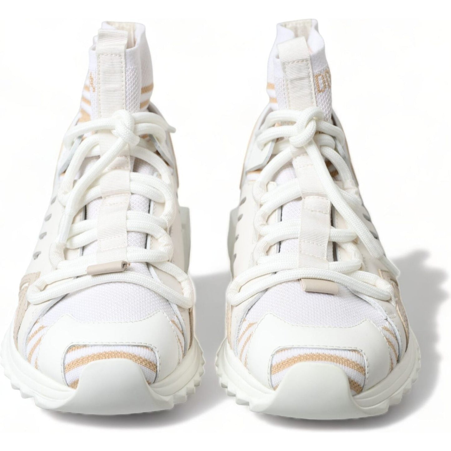 Dolce & Gabbana Elegant Sorrento Slip-On Sneakers Dolce & Gabbana Light Gray