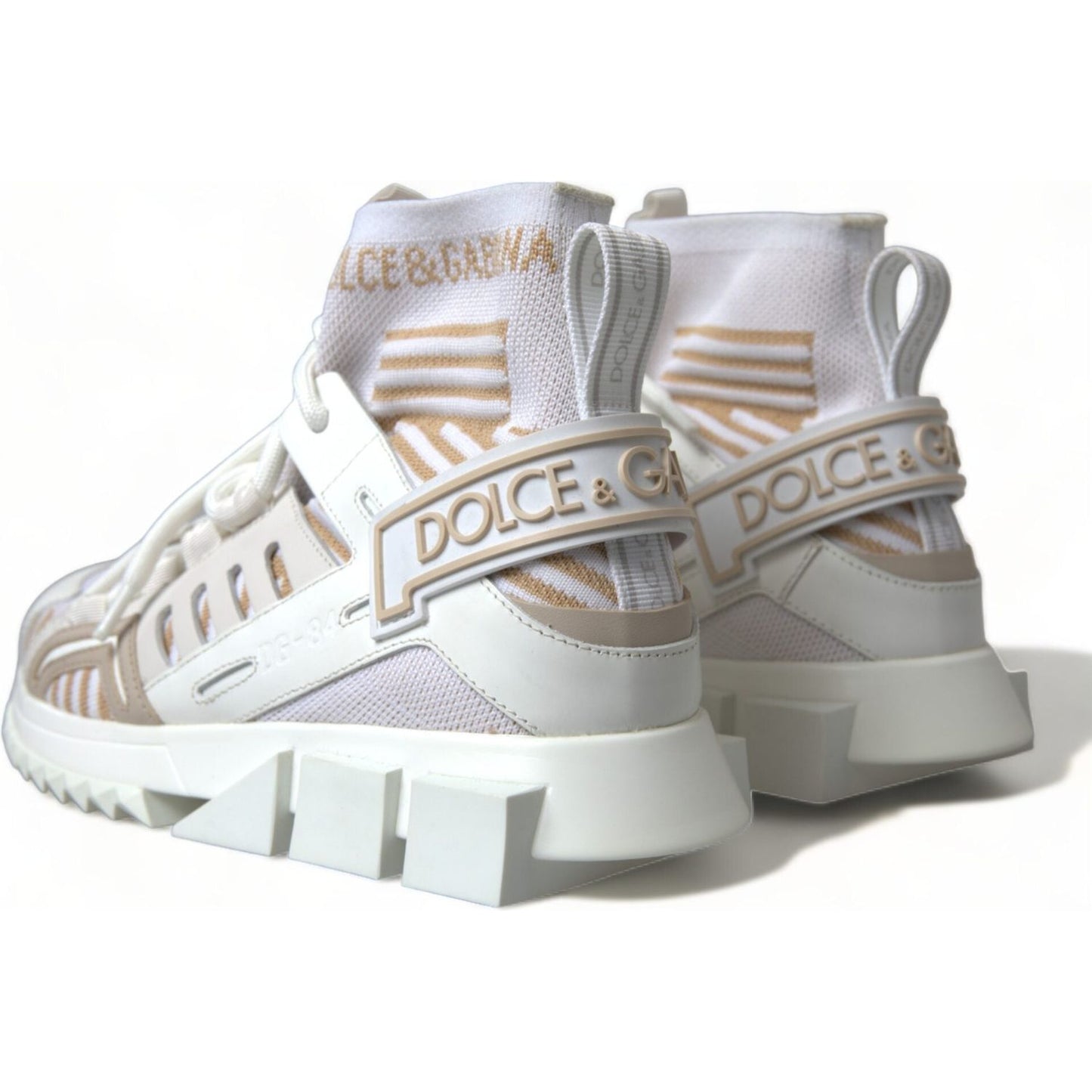 Dolce & Gabbana Elegant Sorrento Slip-On Sneakers Dolce & Gabbana Light Gray