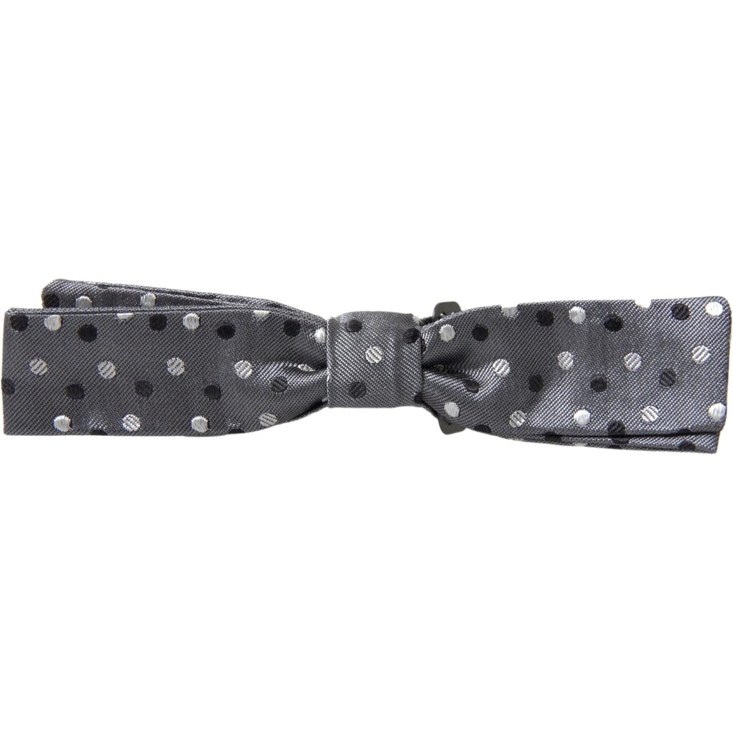 Dolce & Gabbana Elegant Silk Gray Bow Tie Dolce & Gabbana Dark Slate Gray
