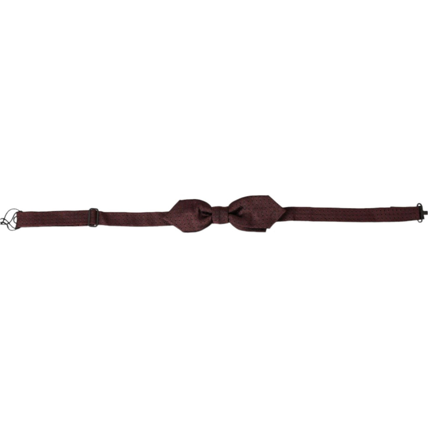 Dolce & Gabbana Elegant Bordeaux Silk Bow Tie Dolce & Gabbana Dark Slate Gray