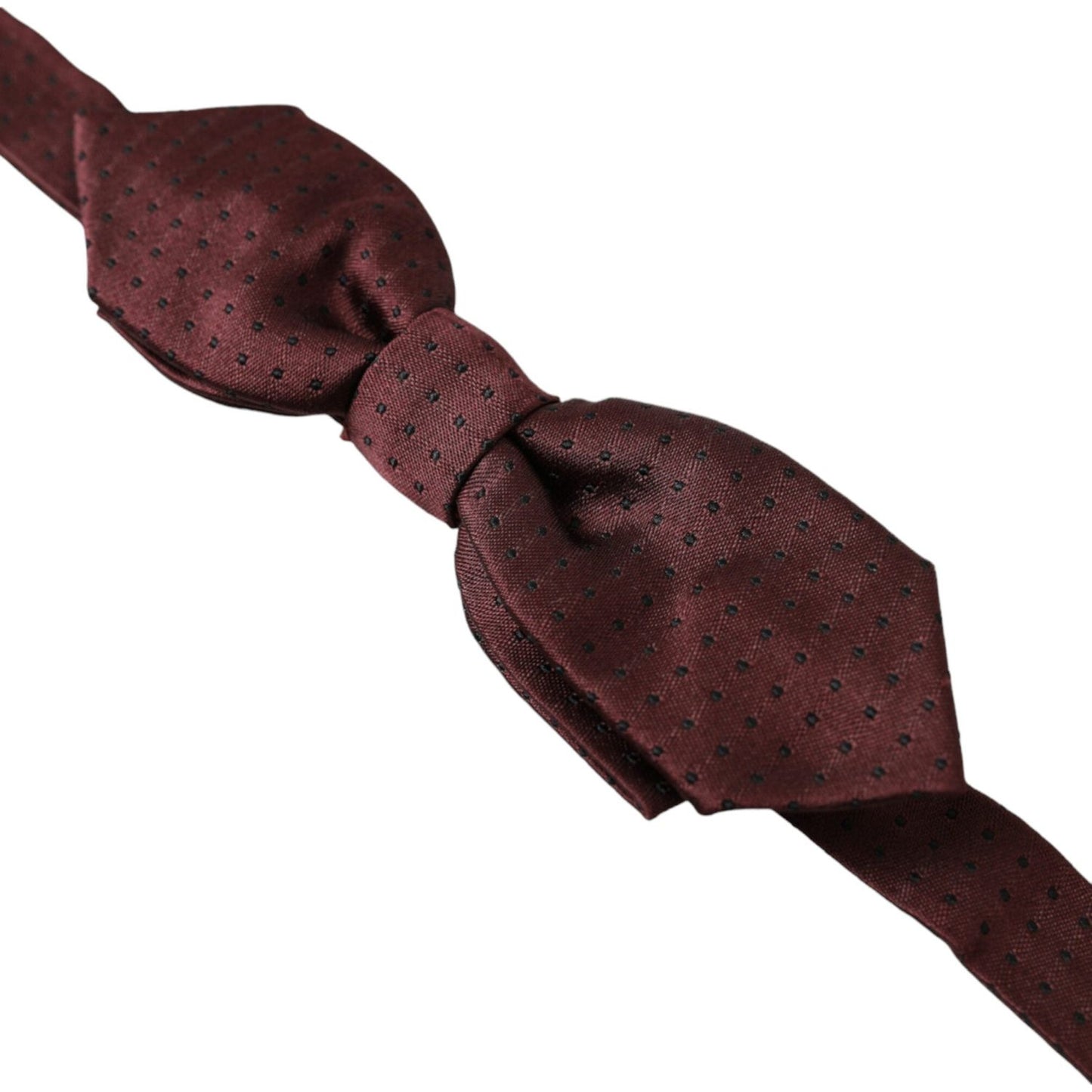 Dolce & Gabbana Elegant Bordeaux Silk Bow Tie Dolce & Gabbana Dark Slate Gray