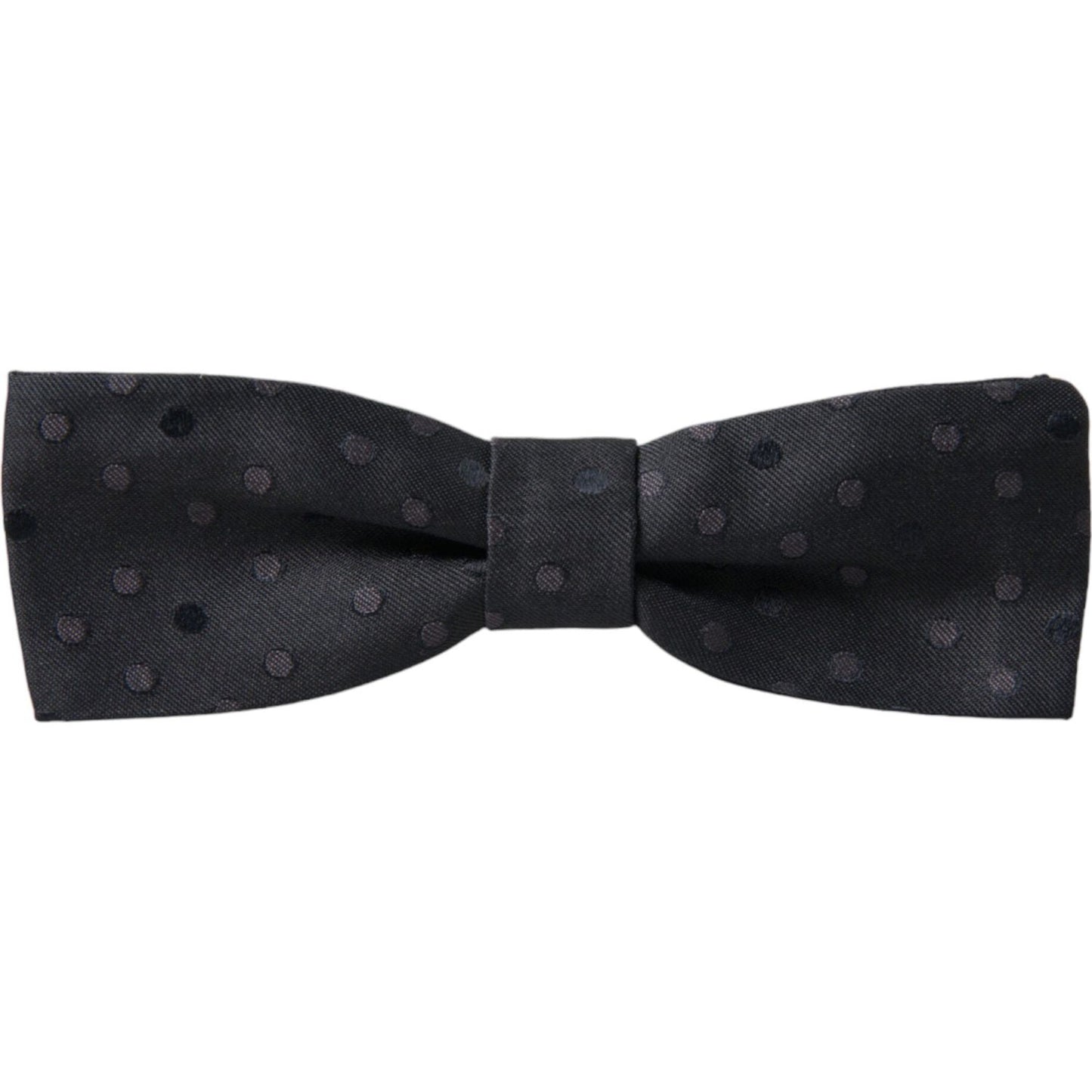 Dolce & Gabbana Opulent Silk Polka Dot Bow Tie for Men Dolce & Gabbana Dark Slate Gray
