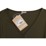 John Galliano Emerald Elegance Rayon Blouse John Galliano Dark Slate Gray