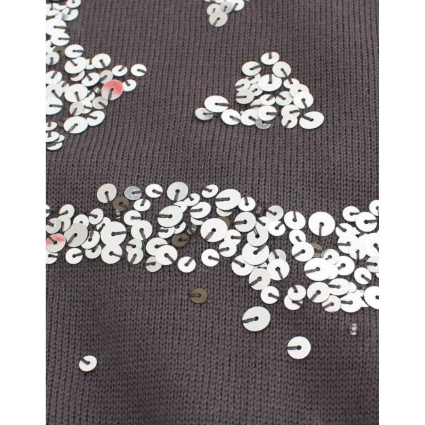 John Galliano Elegant Virgin Wool Turtleneck Sweater John Galliano Dark Slate Gray