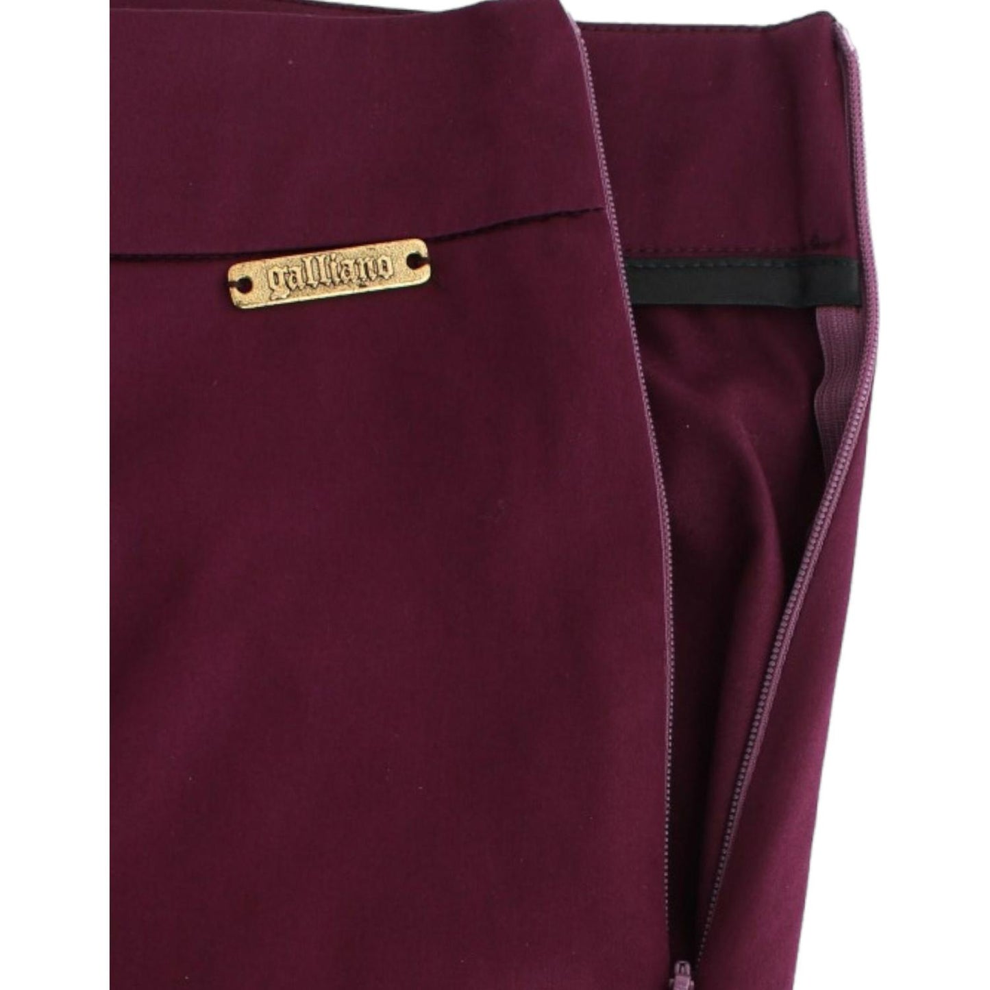 John Galliano Elegant Purple Slim Pants John Galliano Dark Slate Gray