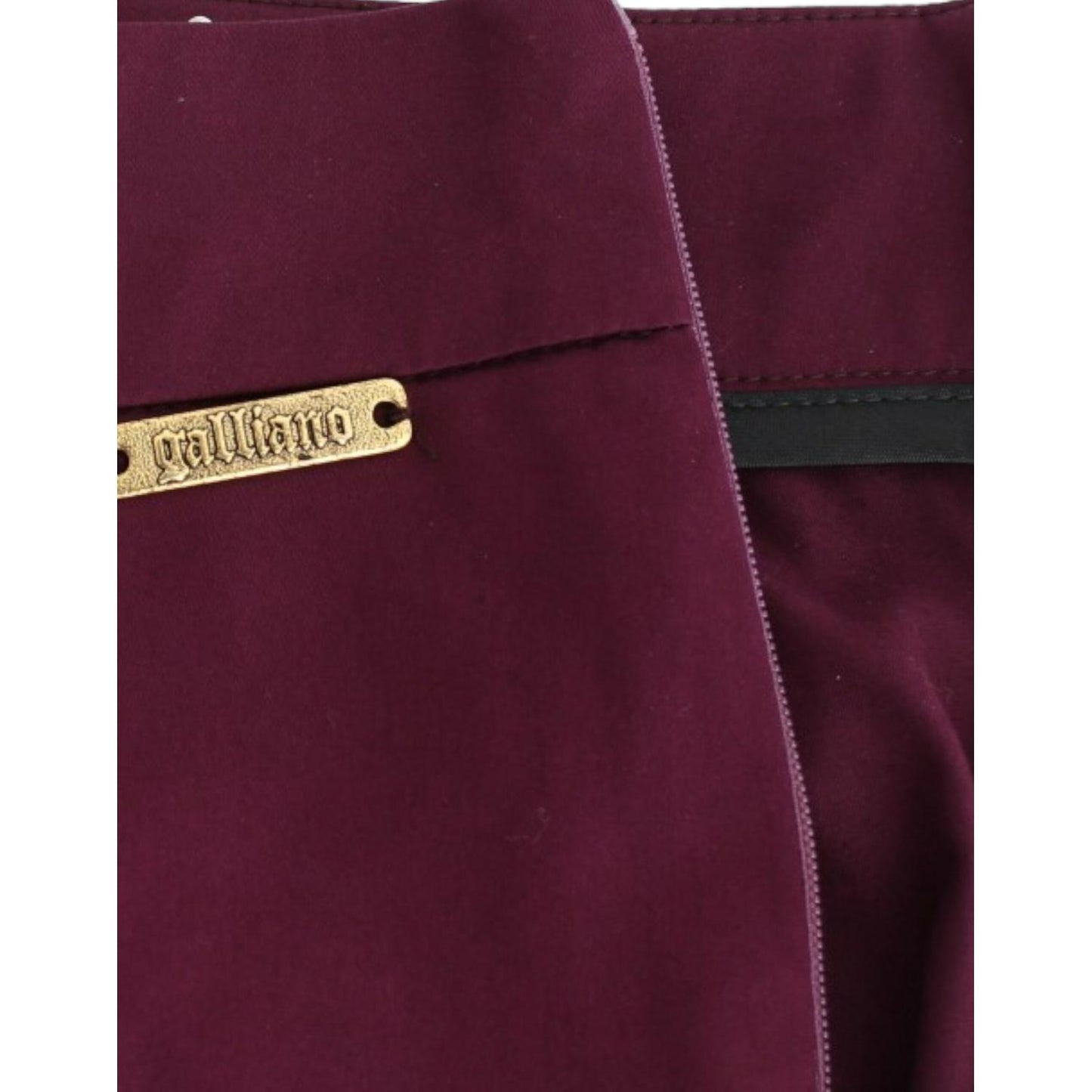 John Galliano Elegant Purple Slim Pants John Galliano Dark Slate Gray