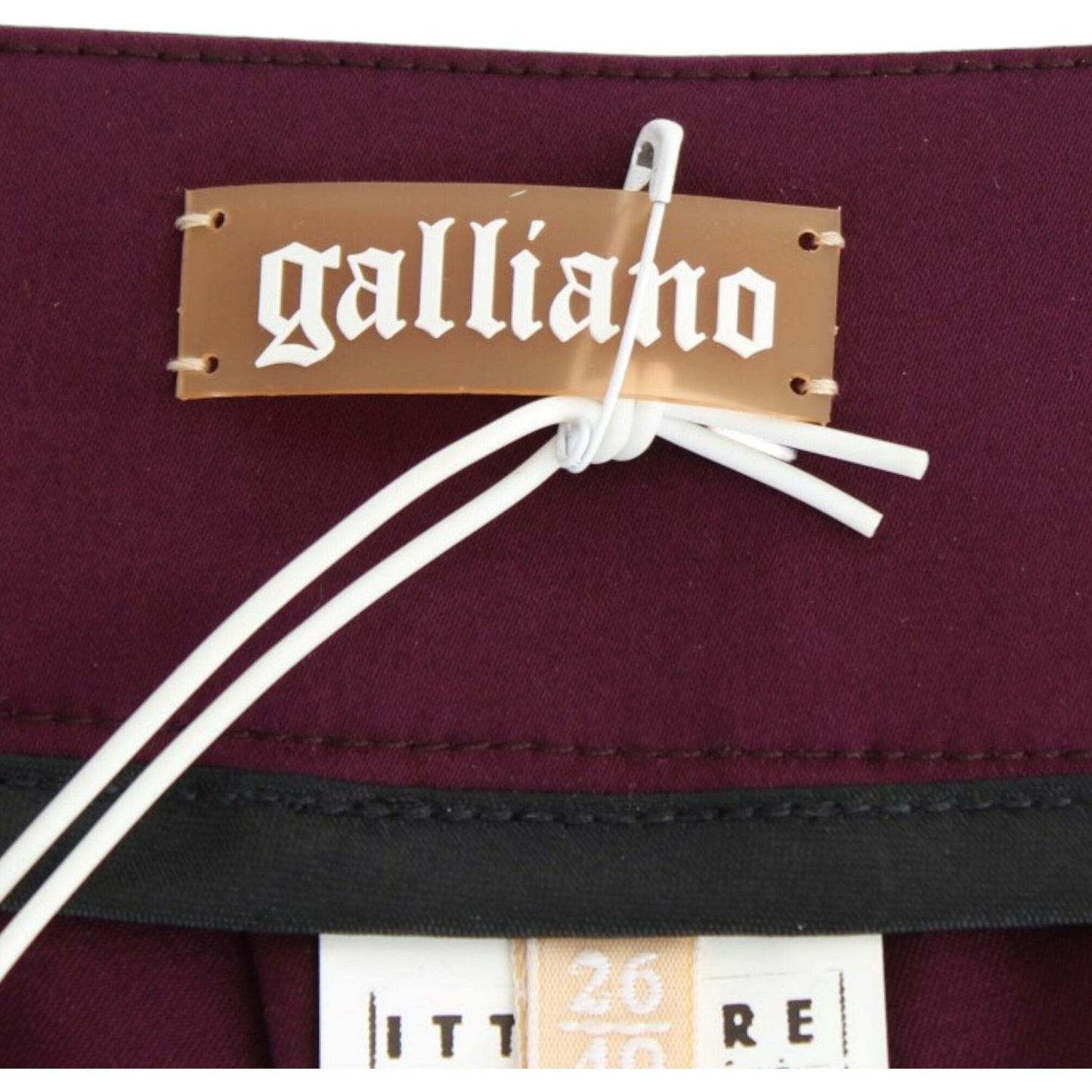 John Galliano Elegant Purple Slim Pants John Galliano Dark Slate Gray