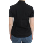 John Galliano Black cotton shirt top SIG12561-1