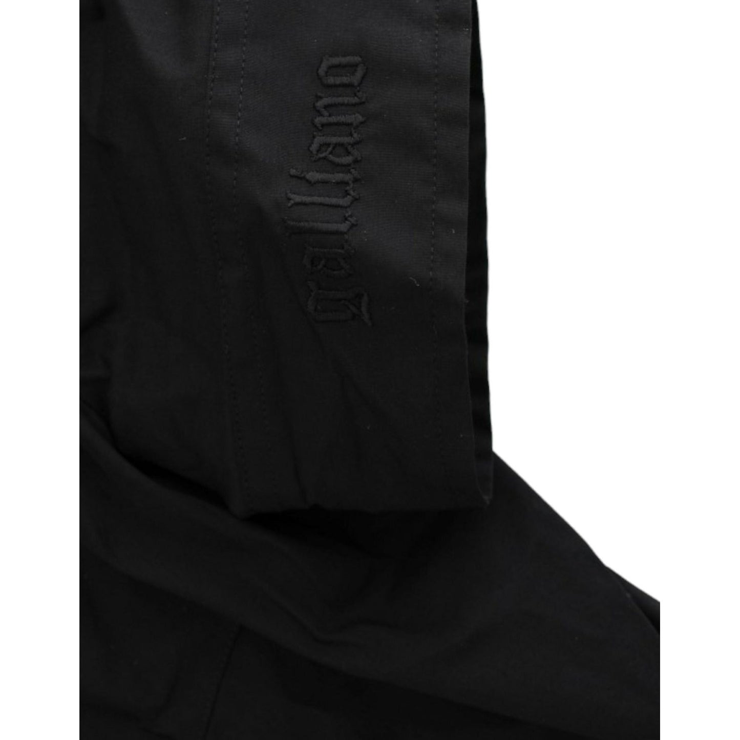 John Galliano Elegant Black Cotton Stretch Shortsleeve Blouse John Galliano Black